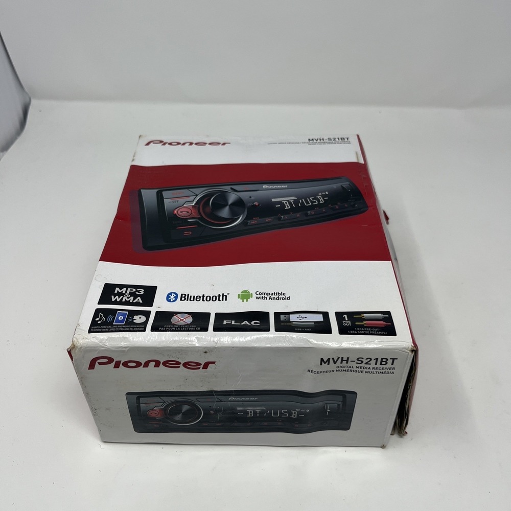 Pioneer MVH-S21BT Digital Media Receiver USB/BT/AUX New Open Box